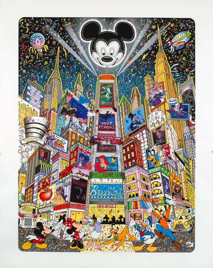 Disney Par Charles Fazzino