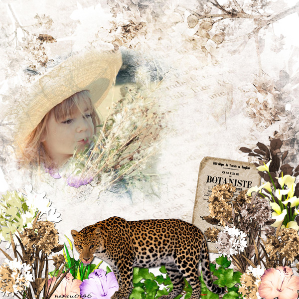 fleurs du mal kit simplette page nanou