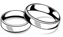 clipart alliance mariage