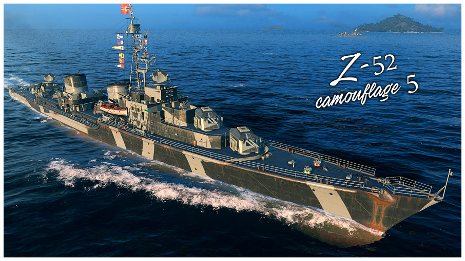 world of warships is camouflage one use