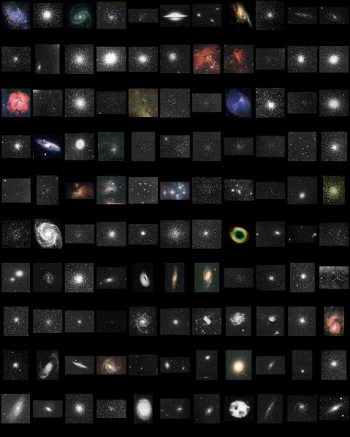 Les objets du catalogue Messier