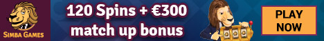Simba Games Casino 10 Free Spins no deposit bonus