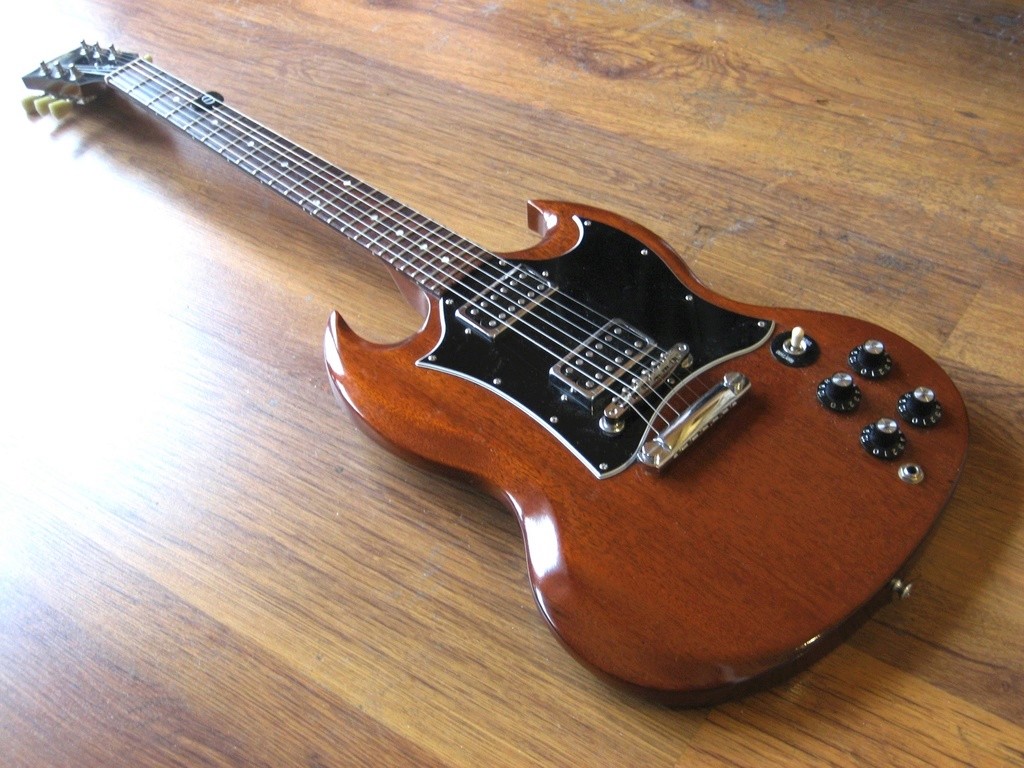 gibson sg brown faded