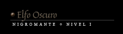 Elfo Oscuro, Nigromante Elfo Oscuro, Nigromante